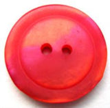 B14006 23mm Salsa Pink, Geranium and Purple Iridesecnt 2 Hole Button - Ribbonmoon
