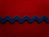 RIC46 7mm Light Navy Ric Rac Braid - Ribbonmoon