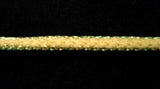C480 4mm Pale Primrose and Metallic Iridescent Woven Decorative Cord