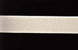 R5005 15mm White Taffeta Ribbon - Ribbonmoon