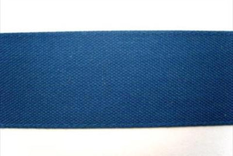 R7579 25mm Misty Royal Blue Rustic Taffeta Seam Binding by Berisfords - Ribbonmoon