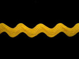 RIC90C 9mm Buttercup Yellow Ric Rac Braid Trimming