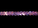 SQC32 6mm Lilac Hologram Strung Sequins - Ribbonmoon
