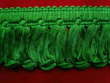 FT1274 5cm Emerald Green Tassel Fringe - Ribbonmoon