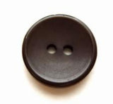 B8131 16mm Dark Cuban Brown Gloss 2 Hole Button - Ribbonmoon