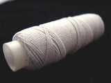 SHIRRING02 White Shirring Elastic, 20 Metre Spool - Ribbonmoon