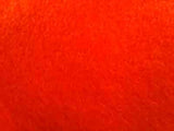 FELT10 12" Inch Flame Orange Felt Sqaure, 30% Wool, 70% Viscose - Ribbonmoon