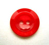 B10547 16mm Red Polyester 2 Hole Button - Ribbonmoon
