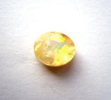 B12512 12mm Jasmine Based Shank Button with Iridescent Hologram Glitter - Ribbonmoon