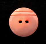B13613 17mm Apricot Gloss 2 Hole Button - Ribbonmoon
