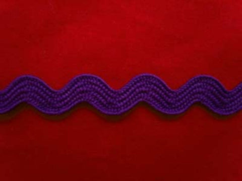 RIC114 9mm Liberty Purple Ric Rac Braid - Ribbonmoon