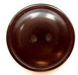 B5079L 23mm Dark Aubergine Gloss 2 Hole Button
