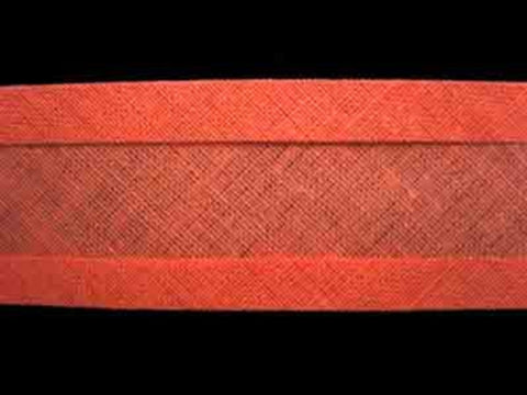 BB117 25mm Apricot 100% Cotton Bias Binding Tape - Ribbonmoon
