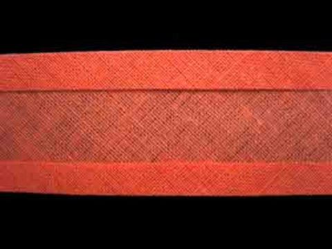 BB117 25mm Apricot 100% Cotton Bias Binding Tape - Ribbonmoon