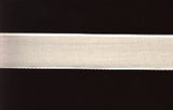 R4942 14mm White Taffeta Ribbon - Ribbonmoon