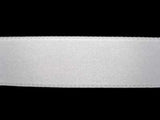 R2425 13mm White Single Face Satin Ribbon - Ribbonmoon