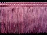 FT1853 75mm Pale Hot Pink and Dusky Pinks Cut Fringe on a Corded Braid - Ribbonmoon