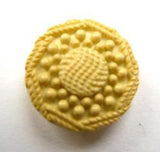 B12565 18mm Burnt Yellow Textured Shank Button - Ribbonmoon