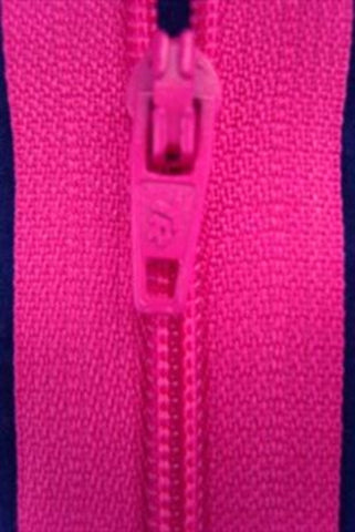 Z2507 36cm Pale Sugar Pink Nylon No.3 Closed End Zip - Ribbonmoon