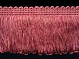 FT1470 5cm Deep Dusky Pink Dense Looped Dress Fringe - Ribbonmoon