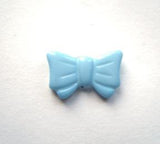 B17688 14mm Pale Blue Bow Shaped Novelty Shank Button - Ribbonmoon