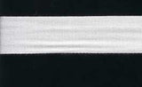 CT02 25mm Thin White Cotton Tape - Ribbonmoon