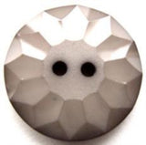 B13538 23mm Light Grey Sectional Gloss 2 Hole Button - Ribbonmoon