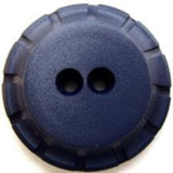 B8017 25mm Pale Navy Matt Chunky 2 Hole Button - Ribbonmoon