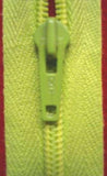 Z2078 Optilon 55cm Sunny Lime Green Nylon No.3 Closed End Zip - Ribbonmoon