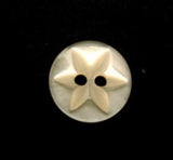 B12044 11mm Buttercup Tint 2 Hole Polyester Star Button - Ribbonmoon