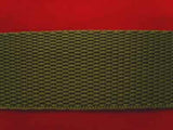 WEB42 25mm Olive Green Polypropylene Webbing - Ribbonmoon