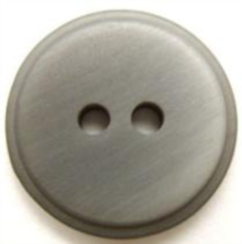 B10912 23mm Pale to Mid Tonal Grey Bone Sheen 2 Hole Button - Ribbonmoon