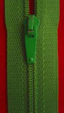 Z0257 51cm Emerald Green Lightweight Closed End Zip