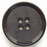 B6240 25mm Dark Grey Lightly Textured 4 Hole Button - Ribbonmoon