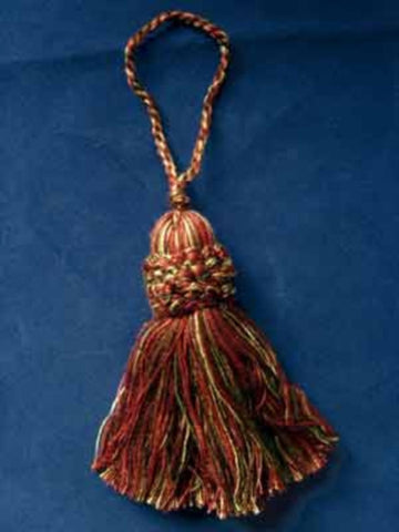 TASSEL 56 Terracotta, Brown, Olive Green and Beige Tassel