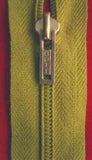 Z0480 Optilon 15cm Moss Green Nylon No.3 Closed End Zip - Ribbonmoon