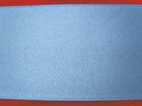 R3124 10mm Dusky Blue Double Faced Satin Ribbon by Berisfords - Ribbonmoon