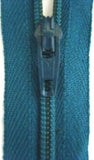 Z3644 YKK 25.5cm Malibu Blue Nylon No.3 Closed End Zip - Ribbonmoon