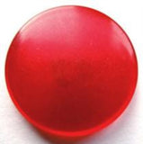 B17657 22mm Poppy Red Pearlised Polyester Shank Button - Ribbonmoon