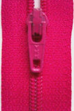 Z1455 YKK 51cm Deep Shocking Pink Nylon No.3 Closed End Zip - Ribbonmoon