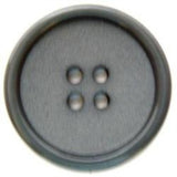 B6005 25mm Blue Grey Matt Centre 4 Hole Button - Ribbonmoon