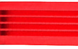 R5000 39mm Red Sheer and Solid Satin Striped Ribbon - Ribbonmoon