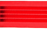 R5000 39mm Red Sheer and Solid Satin Striped Ribbon - Ribbonmoon