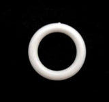 RING08 21mm White Plastic Ring