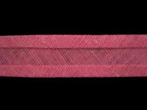 BB188 13mm Deep Dusky Rose Pink 100% Cotton Bias Binding - Ribbonmoon