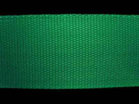 WEB29 50mm Emerald Green Polypropylene Webbing - Ribbonmoon