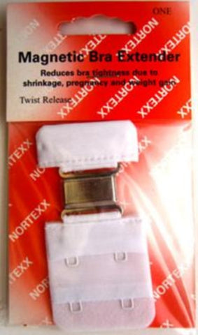 BRAX27 38mm White Magnetic Bra Adjuster / Extender, Easy Fit. - Ribbonmoon