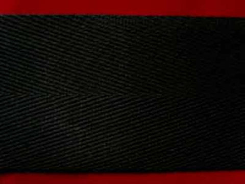 WTAPE21 53mm Black Herringbone Twill Tape 100% Cotton Webbing - Ribbonmoon