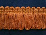 FT390 27mm Golden Sable Brown Dense Looped Dress Fringe - Ribbonmoon