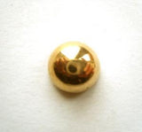 B5341 11mm Gold Metal Domed Shank Button - Ribbonmoon